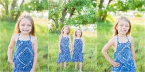 family posing with montana greenery2