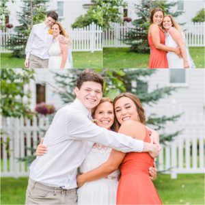 bride and groom taking portraits in mountain montana