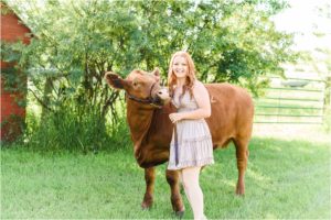 bears paw mountains senior posing with cow21