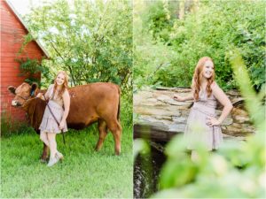 bears paw mountains senior posing with cow22